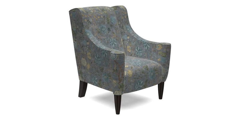 Sennen Chair in Harris Tweed Huntsman Check Mountain Bracken