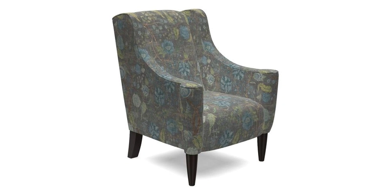 Sennen Chair in Harris Tweed Huntsman Check Mountain Bracken