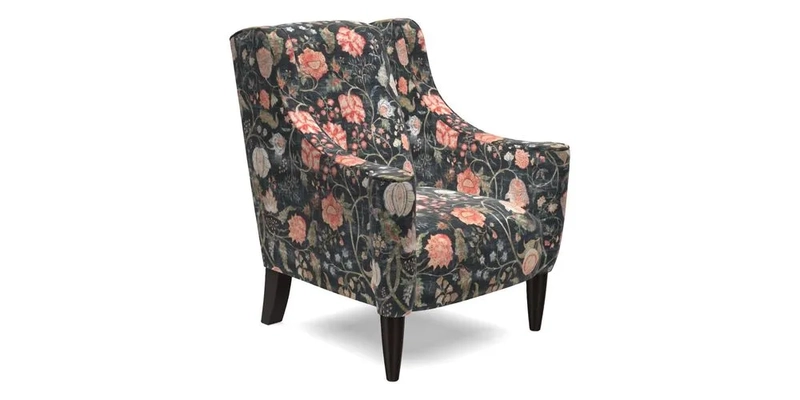 Sennen Chair in Harris Tweed Huntsman Check Mountain Bracken