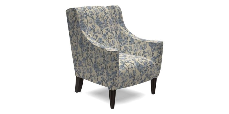 Sennen Chair in Harris Tweed Huntsman Check Mountain Bracken