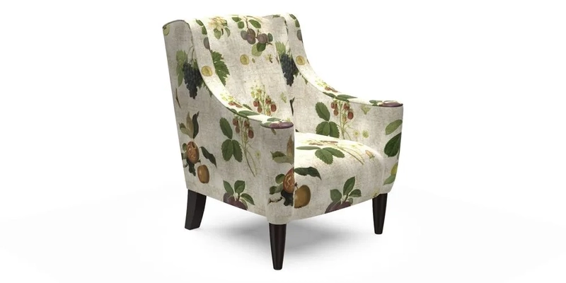 Sennen Chair in Harris Tweed Huntsman Check Mountain Bracken