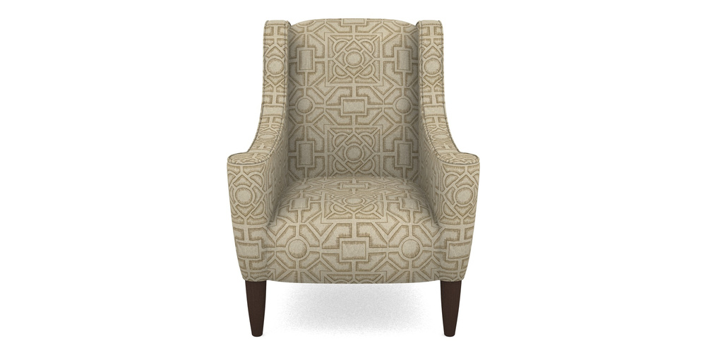 Product photograph of Sennen Chair In Rhs Collection - Large Knot Garden Linen - Gold from Sofas and Stuff Limited