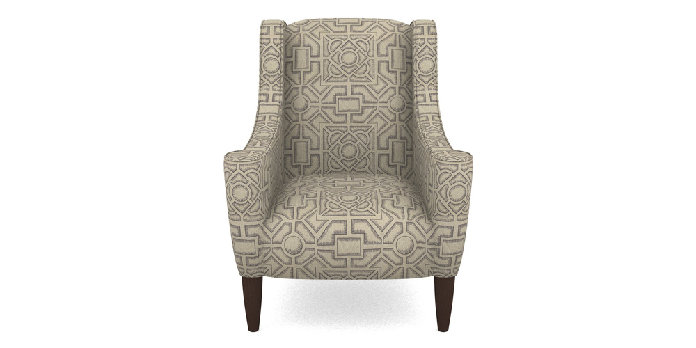 Product photograph of Sennen Chair In Rhs Collection - Large Knot Garden Linen - Grey from Sofas and Stuff Limited