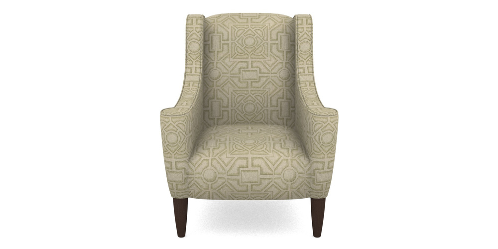 Product photograph of Sennen Chair In Rhs Collection - Large Knot Garden Linen - Olive from Sofas and Stuff Limited