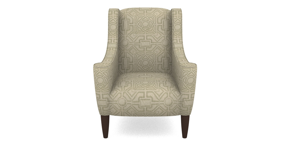 Product photograph of Sennen Chair In Rhs Collection - Large Knot Garden Linen - Pistachio from Sofas and Stuff Limited