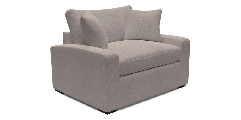 Stockbridge Sofa Bed  in Two Tone Plain Biscuit