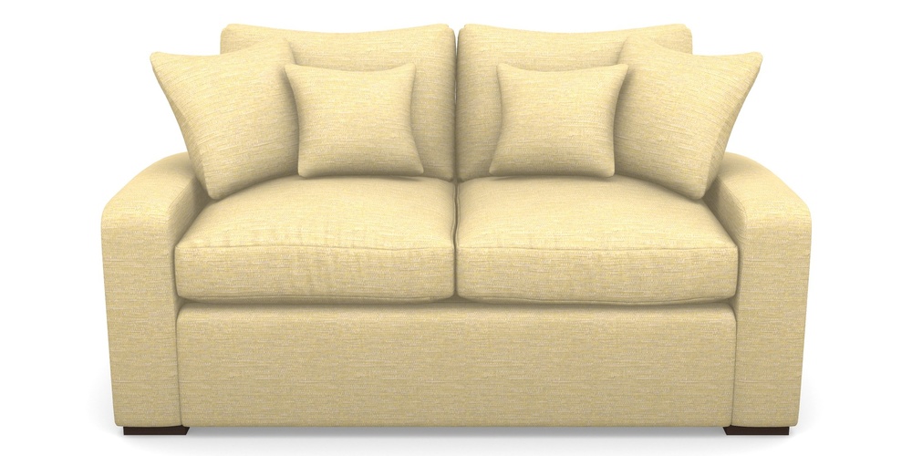 Product photograph of Stockbridge Sofa Bed 2 Seater Sofa Bed In Aqua Clean Hove - Lemon from Sofas and Stuff Limited