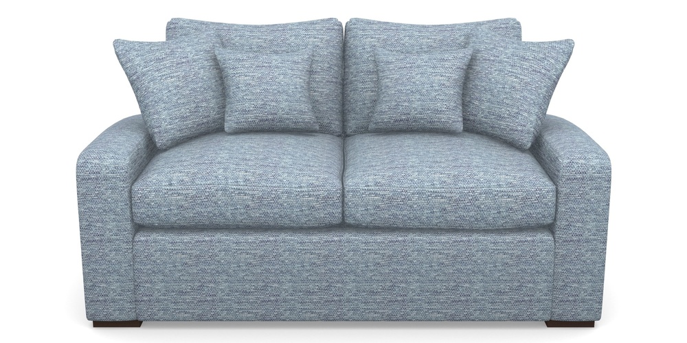 Product photograph of Stockbridge Sofa Bed 2 Seater Sofa Bed In Aqua Clean Oban - Denim from Sofas and Stuff Limited