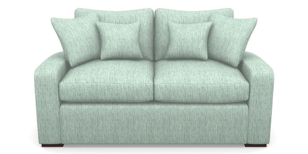 Product photograph of Stockbridge Sofa Bed 2 Seater Sofa Bed In Aqua Clean Tenby - Duck Egg from Sofas and Stuff Limited