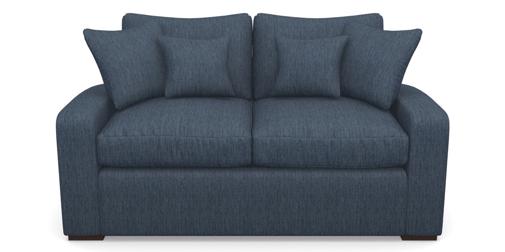 Product photograph of Stockbridge Sofa Bed 2 Seater Sofa Bed In Aqua Clean Tenby - Navy from Sofas and Stuff Limited