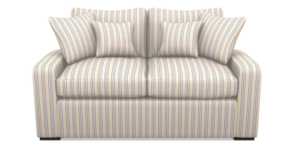 Product photograph of Stockbridge Sofa Bed 2 Seater Sofa Bed In Cloth 22 - Racing Stripes Ayr - Blueberry from Sofas and Stuff Limited