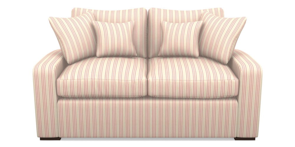 Product photograph of Stockbridge Sofa Bed 2 Seater Sofa Bed In Cloth 22 - Racing Stripes Ayr - Cherry from Sofas and Stuff Limited