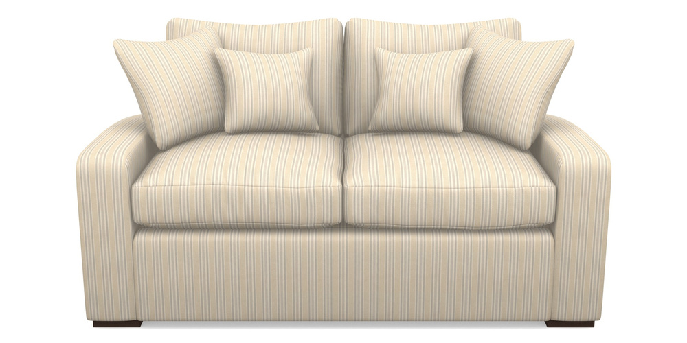 Product photograph of Stockbridge Sofa Bed 2 Seater Sofa Bed In Cloth 22 - Racing Stripes Ayr - Dove from Sofas and Stuff Limited