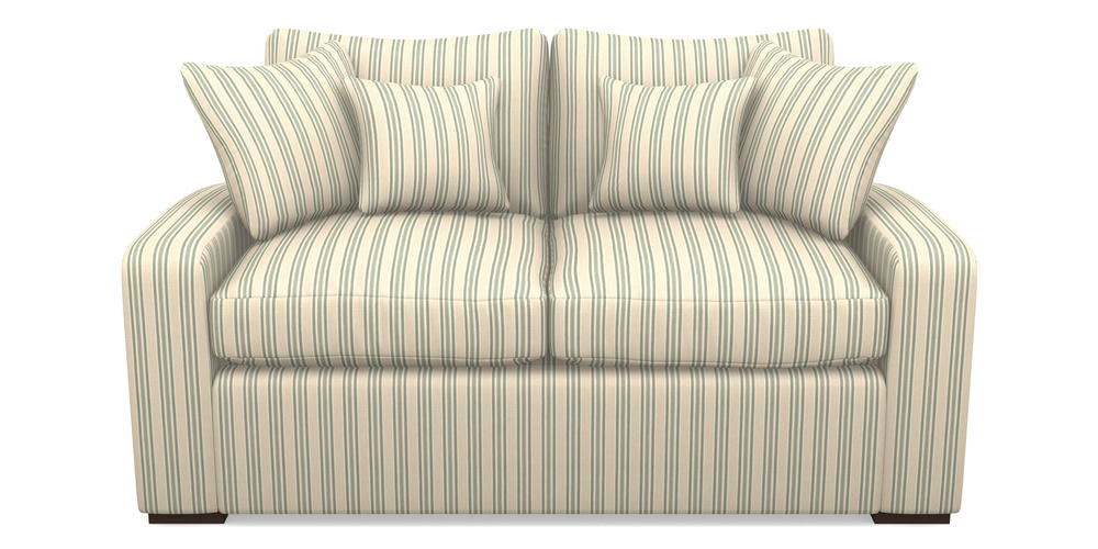 Product photograph of Stockbridge Sofa Bed 2 Seater Sofa Bed In Cloth 22 - Racing Stripes Ayr - Mint from Sofas and Stuff Limited