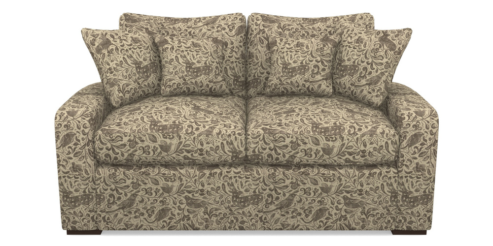 Product photograph of Stockbridge Sofa Bed 2 Seater Sofa Bed In V A Drawn From Nature - Bird And Rabbit - Brown from Sofas and Stuff Limited