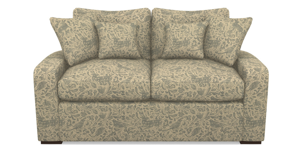 Product photograph of Stockbridge Sofa Bed 2 Seater Sofa Bed In V A Drawn From Nature - Bird And Rabbit - Duck Egg from Sofas and Stuff Limited