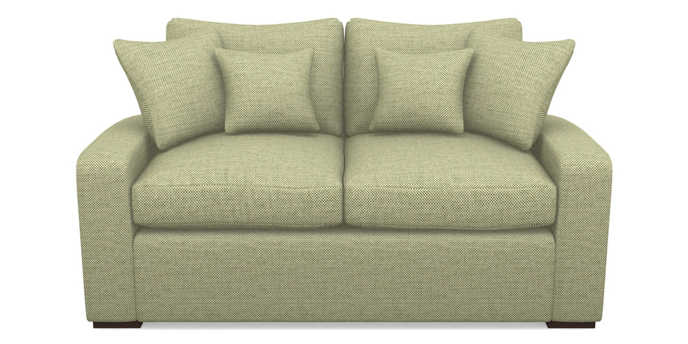 Product photograph of Stockbridge Sofa Bed 2 Seater Sofa Bed In Basket Weave - Sage from Sofas and Stuff Limited