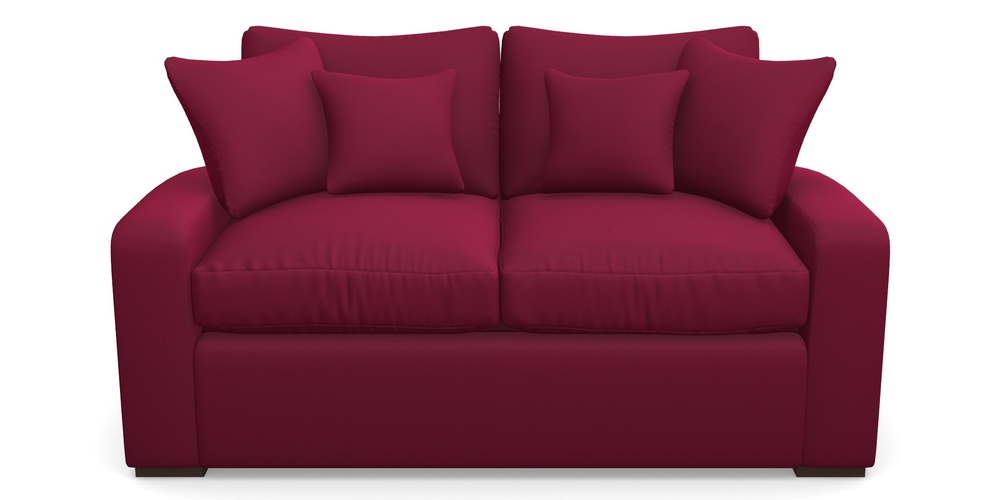 Product photograph of Stockbridge Sofa Bed 2 Seater Sofa Bed In Clever Glossy Velvet - Chianti from Sofas and Stuff Limited