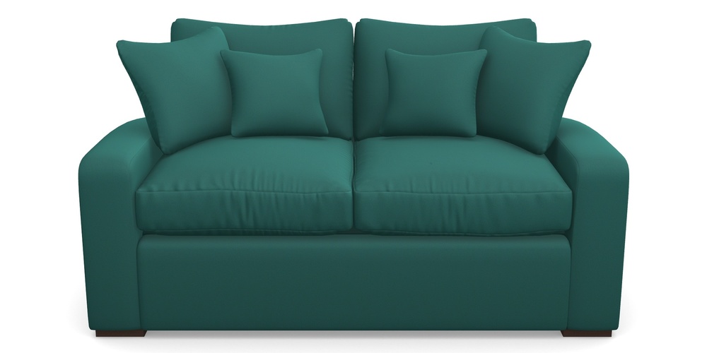 Product photograph of Stockbridge Sofa Bed 2 Seater Sofa Bed In Clever Glossy Velvet - Kingfisher from Sofas and Stuff Limited