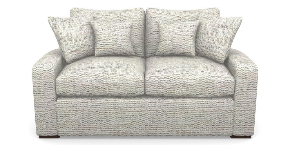 Product photograph of Stockbridge Sofa Bed 2 Seater Sofa Bed In Chunky Herringbone - Chunky Herringbone Natural from Sofas and Stuff Limited