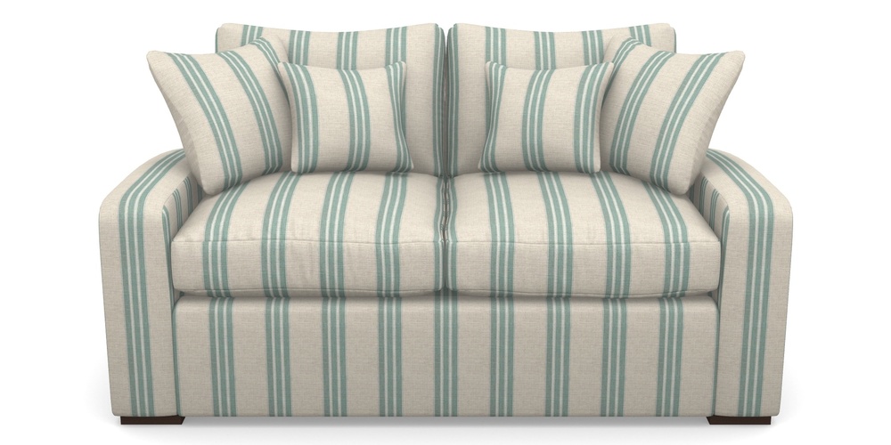 Product photograph of Stockbridge Sofa Bed 2 Seater Sofa Bed In Cloth 18 Stripes - Bengal - Basil from Sofas and Stuff Limited