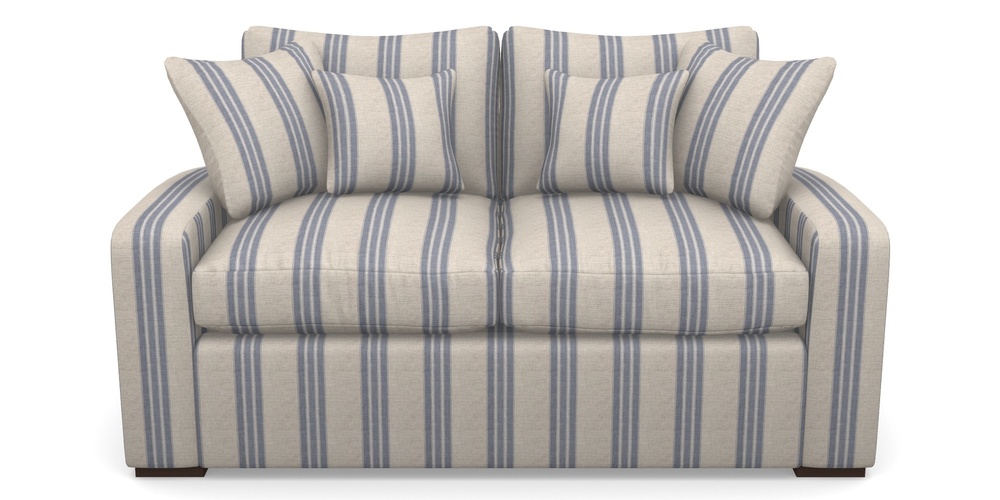 Product photograph of Stockbridge Sofa Bed 2 Seater Sofa Bed In Cloth 18 Stripes - Bengal - Indigo from Sofas and Stuff Limited