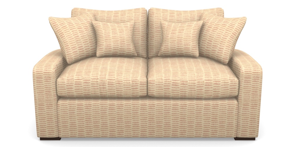 Product photograph of Stockbridge Sofa Bed 2 Seater Sofa Bed In Cloth 18 - Daub - Flamingo from Sofas and Stuff Limited