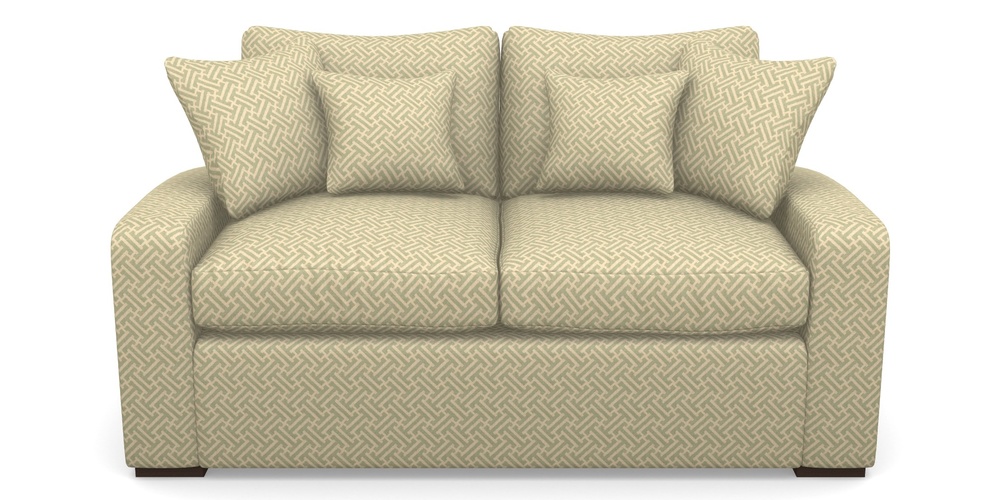 Product photograph of Stockbridge Sofa Bed 2 Seater Sofa Bed In Cloth 18 - Key - Fennel from Sofas and Stuff Limited