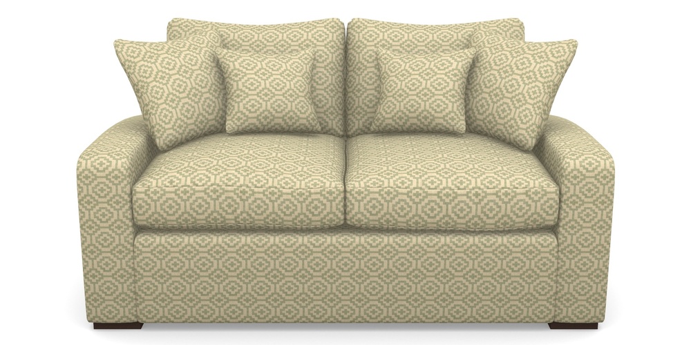 Product photograph of Stockbridge Sofa Bed 2 Seater Sofa Bed In Cloth 18 - Tile - Fennel from Sofas and Stuff Limited