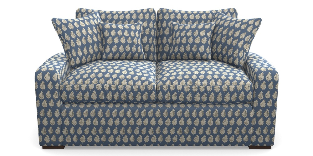 Product photograph of Stockbridge Sofa Bed 2 Seater Sofa Bed In Cloth 21 - Oak Leaf - Bilberry from Sofas and Stuff Limited