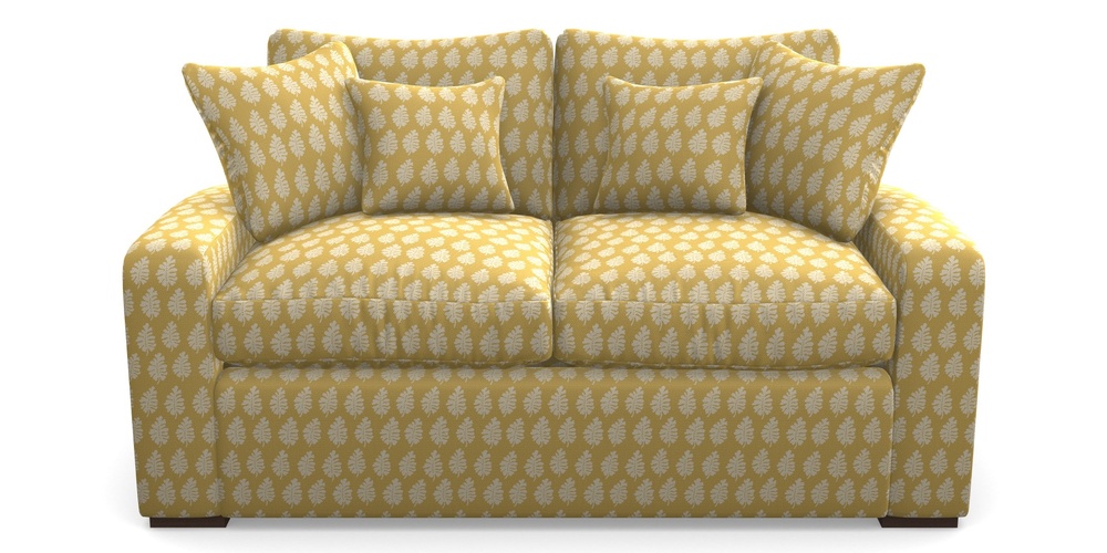 Product photograph of Stockbridge Sofa Bed 2 Seater Sofa Bed In Cloth 21 - Oak Leaf - Canary from Sofas and Stuff Limited