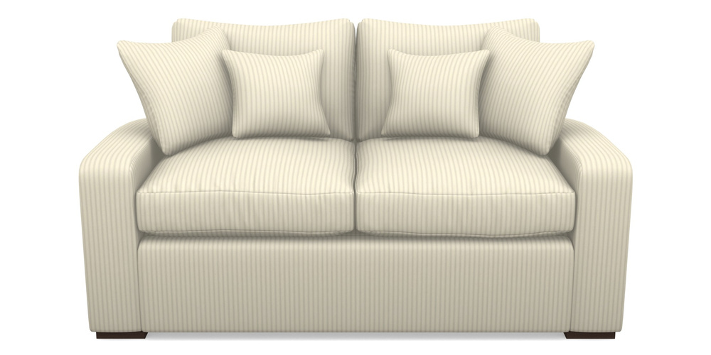 Product photograph of Stockbridge Sofa Bed 2 Seater Sofa Bed In Cotton Stripe - Grey from Sofas and Stuff Limited