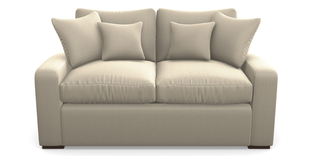 Product photograph of Stockbridge Sofa Bed 2 Seater Sofa Bed In Cloth 21 - Simple Stripe - Beech from Sofas and Stuff Limited