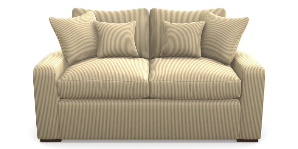 Product photograph of Stockbridge Sofa Bed 2 Seater Sofa Bed In Cloth 21 - Simple Stripe - Quince from Sofas and Stuff Limited