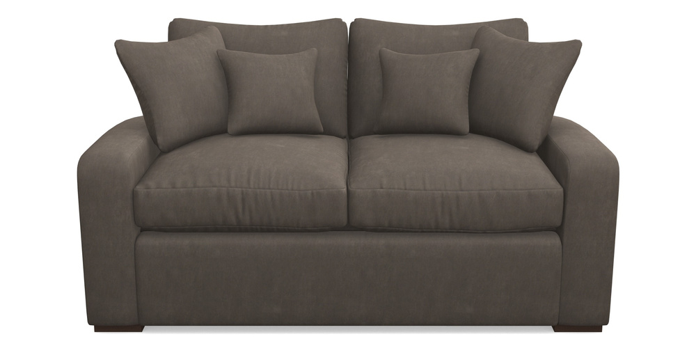 Product photograph of Stockbridge Sofa Bed 2 Seater Sofa Bed In Clever Tough And Eco Velvet - Chrome from Sofas and Stuff Limited