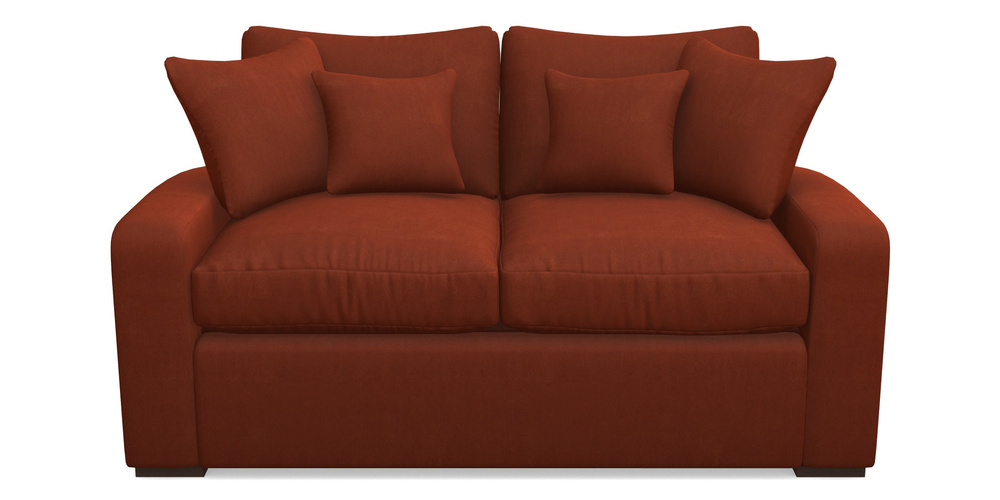 Product photograph of Stockbridge Sofa Bed 2 Seater Sofa Bed In Clever Tough And Eco Velvet - Tawny from Sofas and Stuff Limited