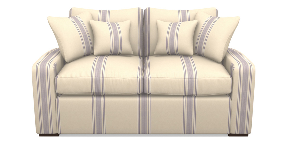 Product photograph of Stockbridge Sofa Bed 2 Seater Sofa Bed In Cloth 22 - Racing Stripes Cheltenham - Blueberry from Sofas and Stuff Limited