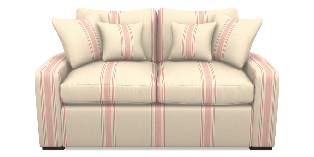 Product photograph of Stockbridge Sofa Bed 2 Seater Sofa Bed In Cloth 22 - Racing Stripes Cheltenham - Cherry from Sofas and Stuff Limited