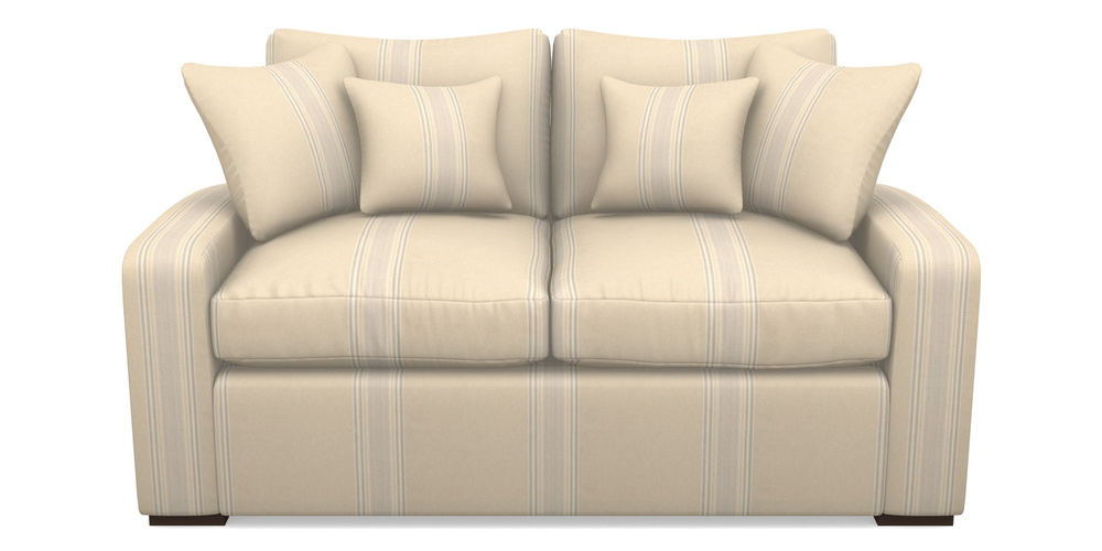 Product photograph of Stockbridge Sofa Bed 2 Seater Sofa Bed In Cloth 22 - Racing Stripes Cheltenham - Dove from Sofas and Stuff Limited