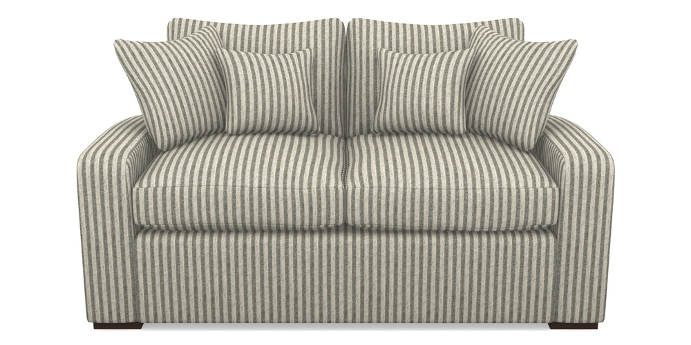 Product photograph of Stockbridge Sofa Bed 2 Seater Sofa Bed In Cloth 22 - Pinstripe - Seal from Sofas and Stuff Limited