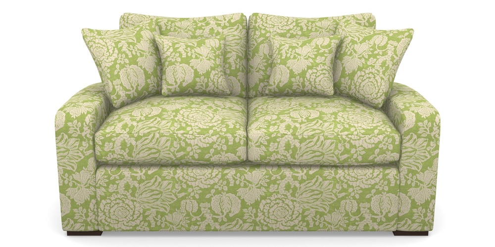 Product photograph of Stockbridge Sofa Bed 2 Seater Sofa Bed In V A Brompton Collection - Flowering Kale - Lime from Sofas and Stuff Limited