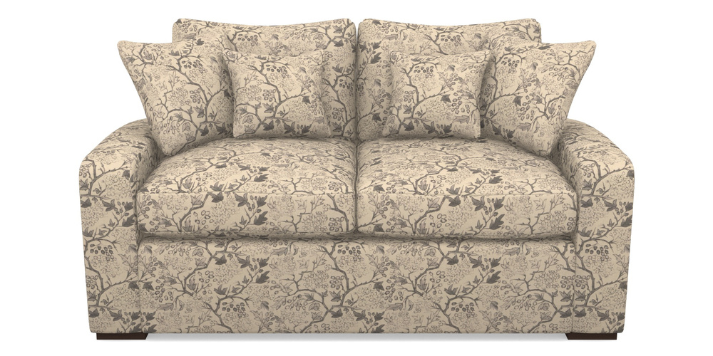 Product photograph of Stockbridge Sofa Bed 2 Seater Sofa Bed In Rhs Collection - Gertrude Jekyll Linen Cotton Blend - Grey from Sofas and Stuff Limited