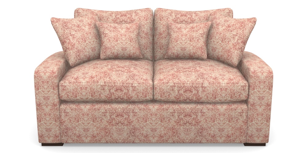 Product photograph of Stockbridge Sofa Bed 2 Seater Sofa Bed In Grace Linen - Brick from Sofas and Stuff Limited