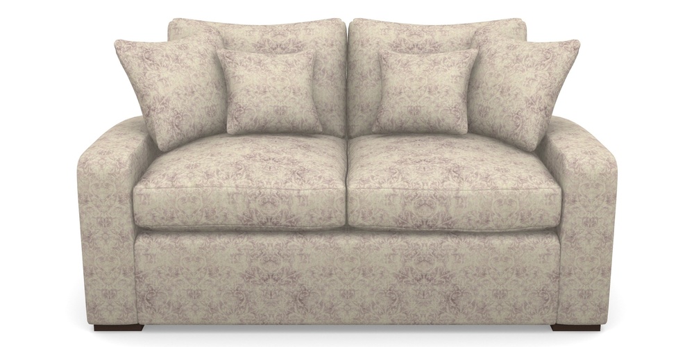 Product photograph of Stockbridge Sofa Bed 2 Seater Sofa Bed In Grace Linen - Grape from Sofas and Stuff Limited