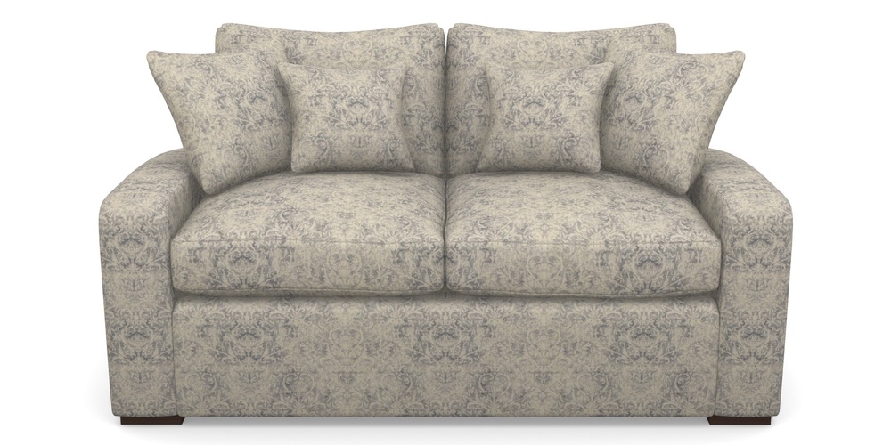 Product photograph of Stockbridge Sofa Bed 2 Seater Sofa Bed In Grace Linen - Sapphire from Sofas and Stuff Limited