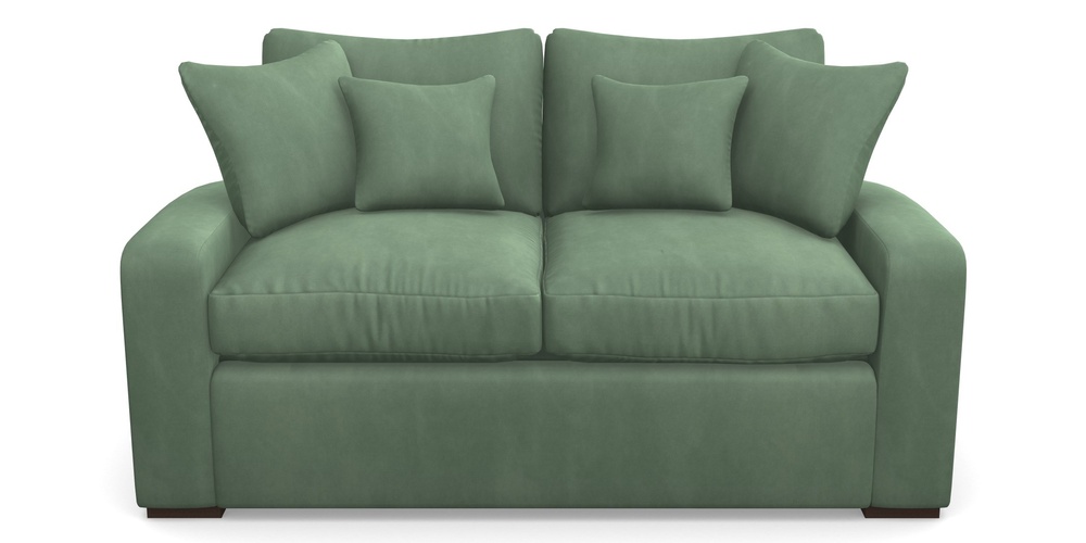 Product photograph of Stockbridge Sofa Bed 2 Seater Sofa Bed In House Clever Velvet - Celadon from Sofas and Stuff Limited