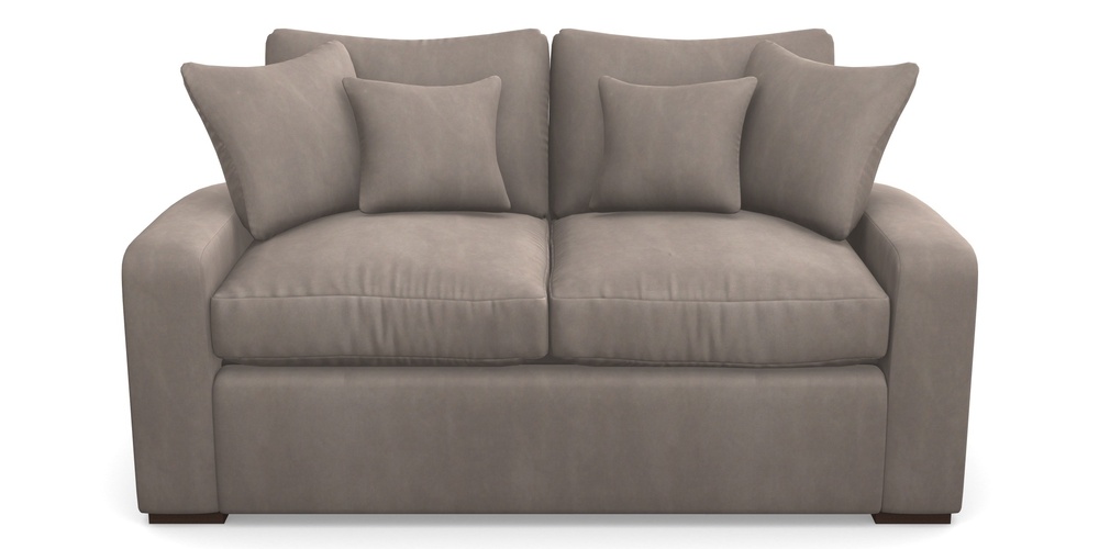 Product photograph of Stockbridge Sofa Bed 2 Seater Sofa Bed In House Clever Velvet - Cocoa from Sofas and Stuff Limited