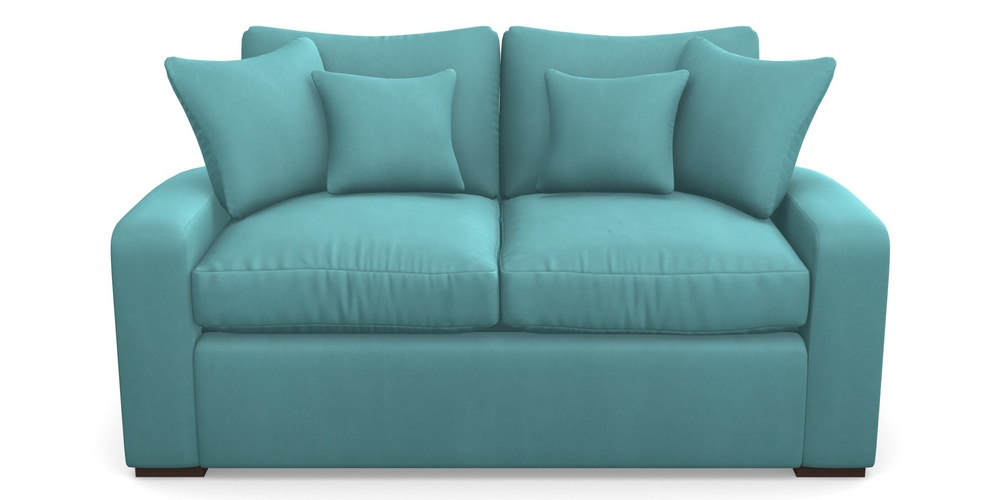 Product photograph of Stockbridge Sofa Bed 2 Seater Sofa Bed In House Clever Velvet - Duck Egg from Sofas and Stuff Limited