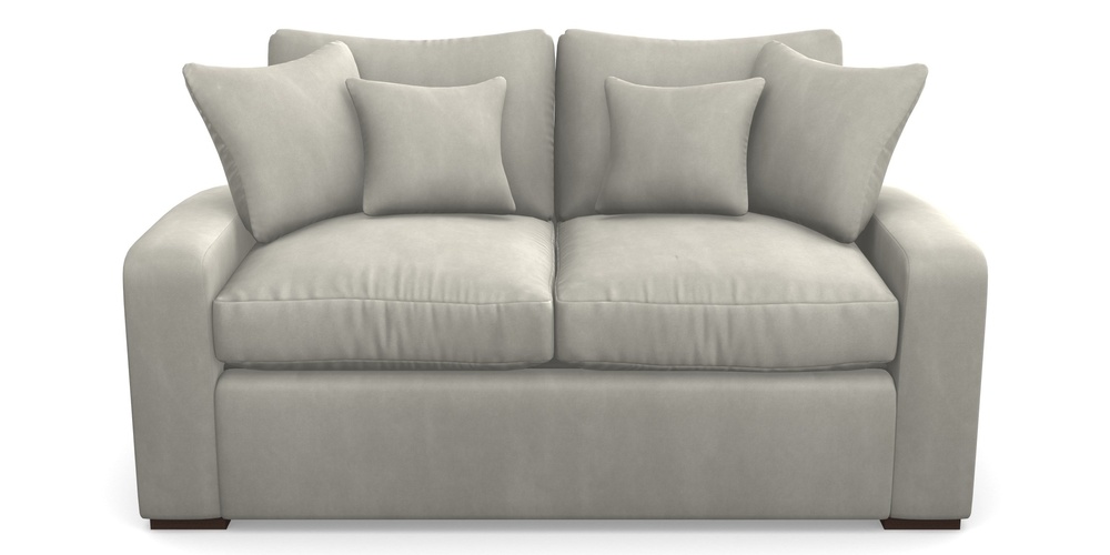 Product photograph of Stockbridge Sofa Bed 2 Seater Sofa Bed In House Clever Velvet - Stone from Sofas and Stuff Limited