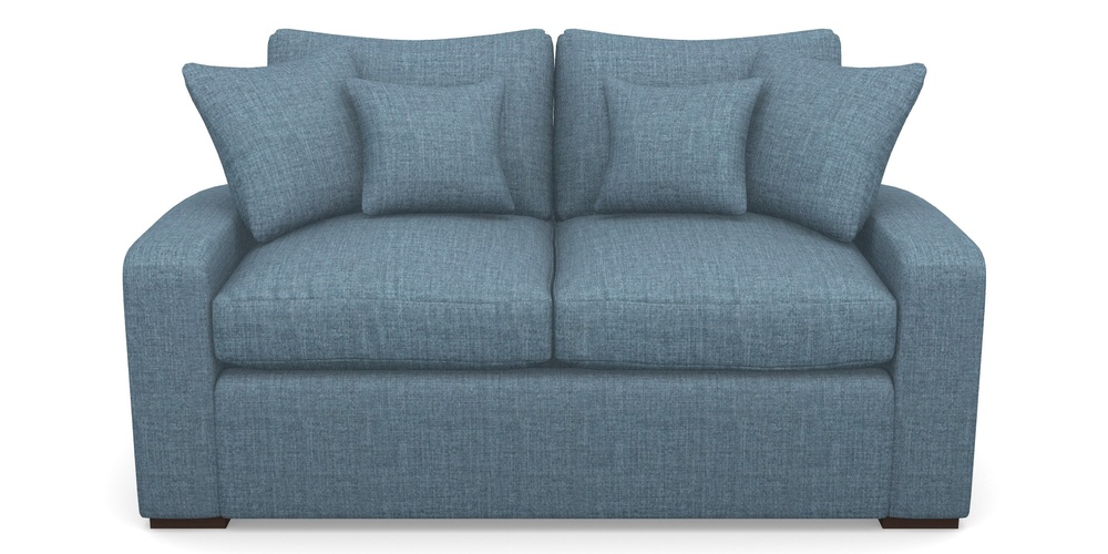 Product photograph of Stockbridge Sofa Bed 2 Seater Sofa Bed In House Plain - Cobalt from Sofas and Stuff Limited